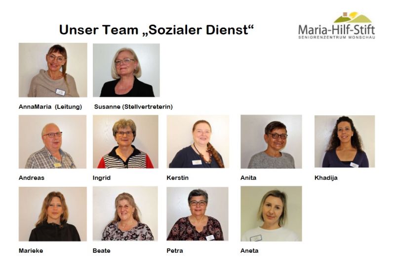 Unser Team „Sozialer Dienst