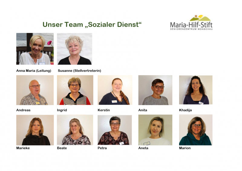 Unser Team „Sozialer Dienst